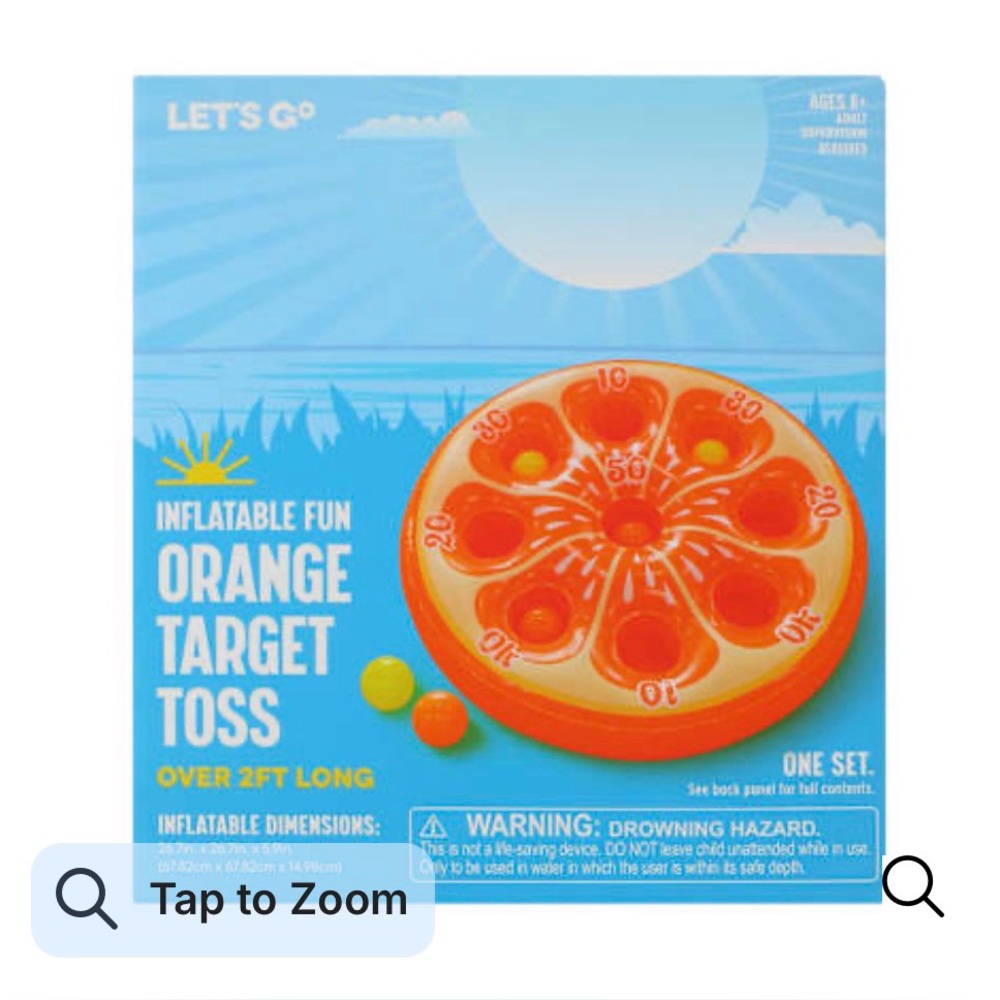 Inflatable Target Toss Game Set - Picture 2 of 5